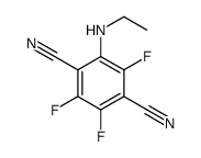 2-(Ethylamino)-3,5,6-trifluoro-1,4-benzenedicarbonitrile结构式