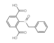 2-(benzylsulfinyl)isophthalic acid结构式