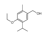 Benzenemethanol, 4-ethoxy-2-methyl-5-(1-methylethyl)- (9CI)结构式