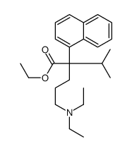 α-[3-(Diethylamino)propyl]-α-(1-methylethyl)-1-naphthaleneacetic acid ethyl ester结构式