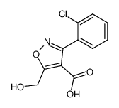 4-Isoxazolecarboxylic acid,3-(2-chlorophenyl)-5-(hydroxymethyl)- picture