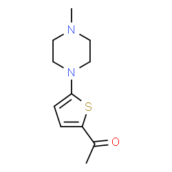 1-[5-(4-METHYLPIPERAZINO)-2-THIENYL]-1-ETHANONE结构式