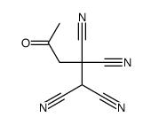 4-oxopentane-1,1,2,2-tetracarbonitrile Structure