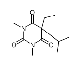 5-Ethyl-1,3-dimethyl-5-isopropyl-2,4,6(1H,3H,5H)-pyrimidinetrione结构式