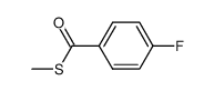 methyl fluorobenzenethiocarboxylate Structure