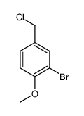 2-溴-4-氯甲基-1-甲氧基苯结构式
