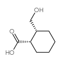 Cyclohexanecarboxylic acid, 2-(hydroxymethyl)-, (1S,2R)- (9CI) structure