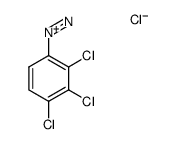 2,3,4-trichlorobenzenediazonium chloride Structure