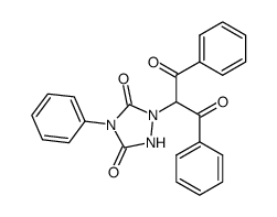 2-(4-Phenyl-2H-1,2,4-triazoline-3,5-dionyl)-1,3-diphenyl-1,3-propanedione Structure