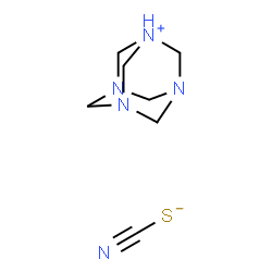 thiocyanic acid, compound with 1,3,5,7-tetraazatricyclo[3.3.1.13,7]decane (1:1) Structure