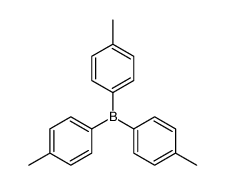 tris(4-methylphenyl)borane Structure