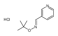 (E)-N-[(2-methylpropan-2-yl)oxy]-1-pyridin-3-ylmethanimine,hydrochloride结构式
