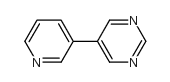 5-(吡啶-3-基)嘧啶结构式