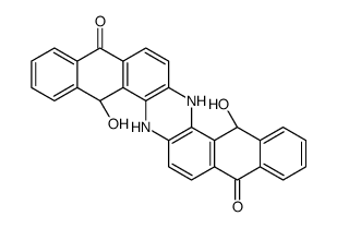 9,18-Anthrazinedione,5,6,14,15-tetrahydro-5,14-dihydroxy Structure