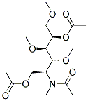 2-(N-Acetyl-N-methylamino)-3-O,4-O,6-O-trimethyl-2-deoxy-D-galactitol 1,5-diacetate structure