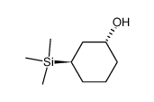 trans-3-(trimethylsilyl)cyclohexanol结构式