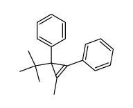 (1-(tert-butyl)-3-methylcycloprop-2-ene-1,2-diyl)dibenzene Structure