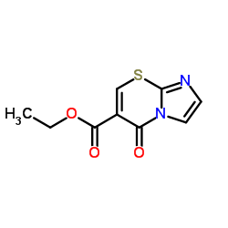 6-ethoxycarbonylimidazo[2,1-b][1,3]thiazin-5-one结构式