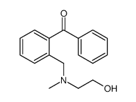 [2-[[2-hydroxyethyl(methyl)amino]methyl]phenyl]-phenylmethanone结构式