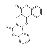 3,3'-dimethyl-3,4,3',4'-tetrahydro-4,4'-oxy-bis-benzo[e][1,3]oxazin-2-one结构式
