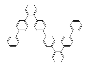 2,2'''-di(4-biphenylyl)-p-quaterphenyl Structure
