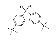 Bis-(p-tert.-butyl-phenyl)dichloromethane Structure