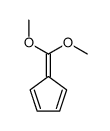 5-(dimethoxymethylidene)cyclopenta-1,3-diene Structure