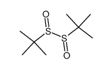 Di-tert-butyl vic-disulfoxide Structure