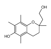 2-(2-hydroxyethyl)-2,5,7,8-tetramethyl-3,4-dihydrochromen-6-ol Structure