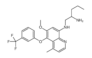 N-[6-methoxy-4-methyl-5-[3-(trifluoromethyl)phenoxy]quinolin-8-yl]pent ane-1,2-diamine picture