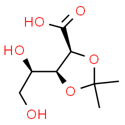 Lyxonic acid, 2,3-O-(1-methylethylidene)- (9CI)结构式