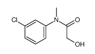 N-(3-chlorophenyl)-2-hydroxy-N-methylacetamide结构式