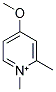 4-METHOXY-1,2-DIMETHYLPYRIDINIUM Structure