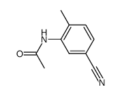 3-acetylamino-4-methyl-benzonitrile结构式