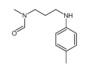 N-methyl-N-[3-(4-methylanilino)propyl]formamide Structure