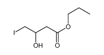 propyl 3-hydroxy-4-iodobutanoate结构式