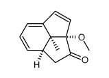 2a-methoxy-7b-methyl-1,2a,7a,7b-tetrahydro-2H-cyclopent[cd]inden-2-one结构式