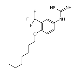 [4-heptoxy-3-(trifluoromethyl)phenyl]thiourea结构式