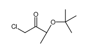 (3R)-1-chloro-3-[(2-methylpropan-2-yl)oxy]butan-2-one Structure