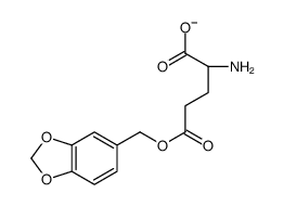 (2S)-2-amino-5-(1,3-benzodioxol-5-ylmethoxy)-5-oxopentanoate Structure