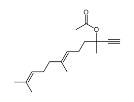 3,7,11-trimethyldodeca-6,10-dien-1-yn-3-yl acetate结构式