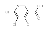 4,5,6-Trichloronicotinic acid Structure