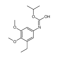 propan-2-yl N-(3-ethyl-4,5-dimethoxyphenyl)carbamate Structure