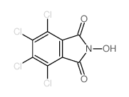 4,5,6,7-Tetrachloro-2-hydroxy-isoindole-1,3-dione Structure
