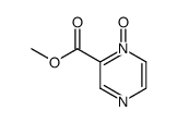 Pyrazinecarboxylic acid, methyl ester, 1-oxide (9CI) Structure