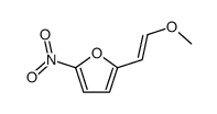 2-(2-methoxyethenyl)-5-nitrofuran Structure