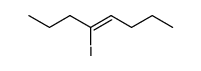(Z)-4-iodo-4-octene Structure