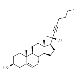 20-(1-hexynyl)-5-pregnen-3,20-diol picture