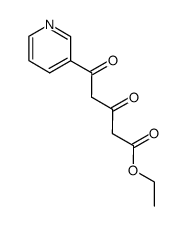 3,5-dioxo-5-pyridin-3-yl-pentanoic acid ethyl ester Structure