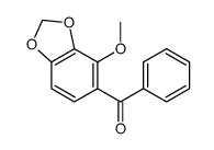 (4-methoxy-1,3-benzodioxol-5-yl)-phenylmethanone Structure